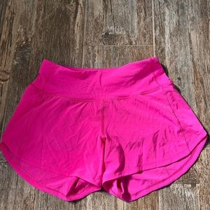 Lululemon Speed Up Sonic Pink shorts size 0